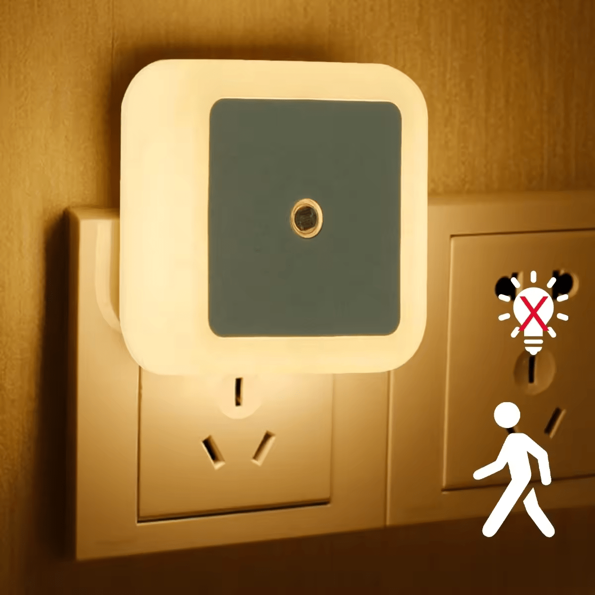 Wireless Sensor Lighting Mini Eu Us Plug Night Light Lamp For Children Kids Living Room Bedroom Led Night Light